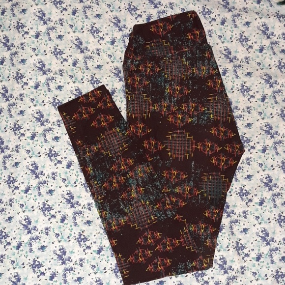 Lularoe legging brown one size - Picture 1 of 3